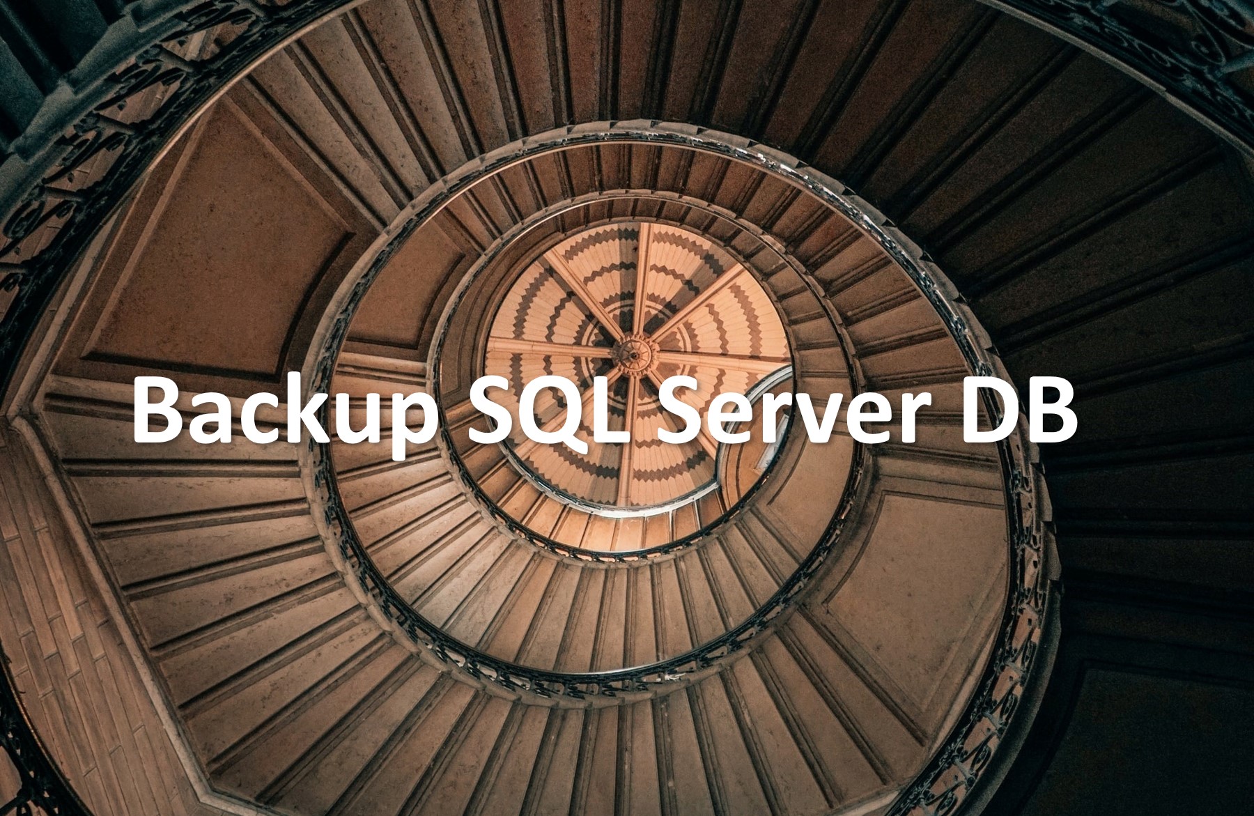 How to backup SQL Serve DB